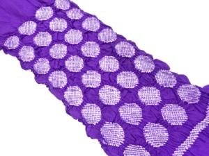 未使用品　正絹　絞り　帯揚げ